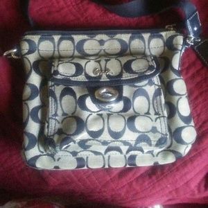 Coach purse black/grey